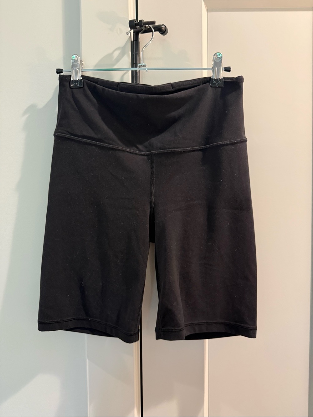 Athleta Black High-Rise Bike Shorts
